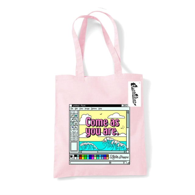 Book cover of: Letter Shoppe (Come As You Are) Pastel Pink Tote Bag