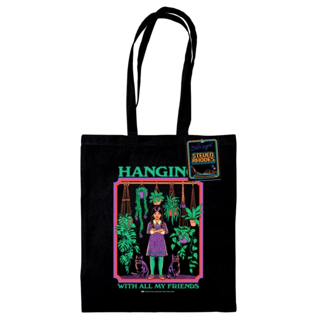 Book cover of: Steven Rhodes (Hanging With All Of My Friends) Black Tote Bag
