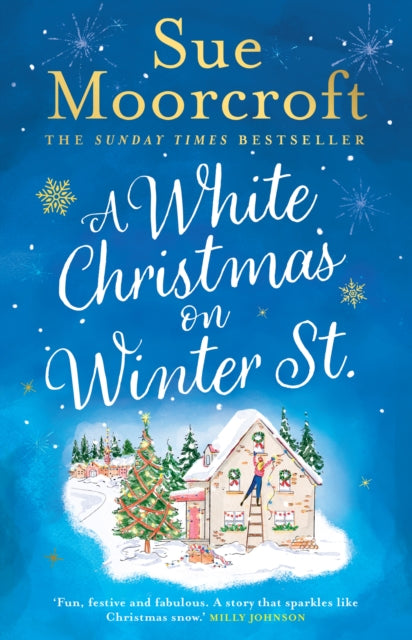 Book cover of: White Christmas on Winter Street. By: MOORCROFT, SUE