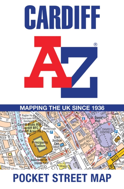 Book cover of: Cardiff A-Z Pocket Street Map