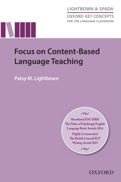 Book cover of: Focus On Content-Based Language Teaching
