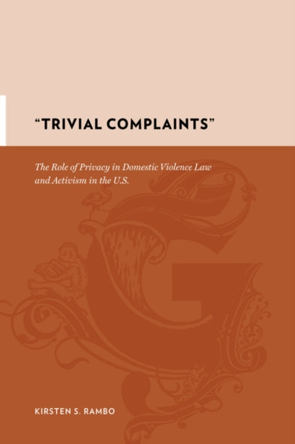 Book cover of: "Trivial Complaints". By: Kirsten S. Rambo