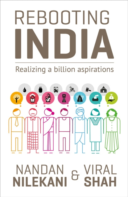 Book cover of: Rebooting India. By: Nandan Nilekani