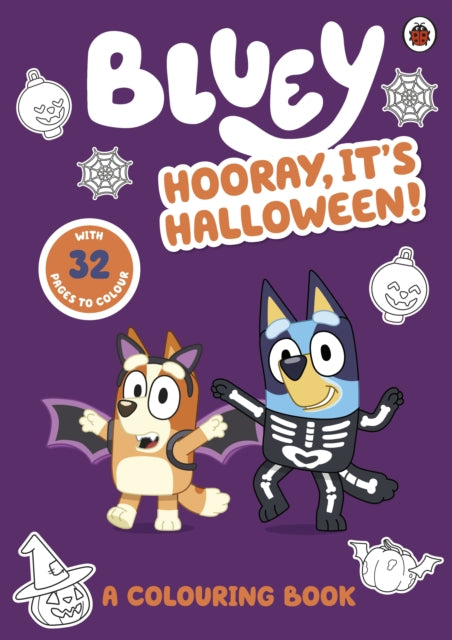 Book cover of: Bluey: Hooray It’s Halloween!. By: Bluey