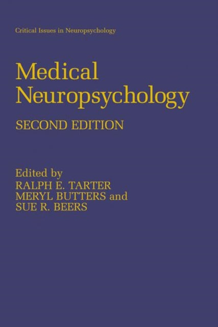 Book cover of: Medical Neuropsychology