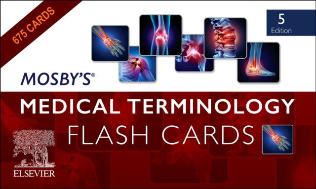 Book cover of: Mosby's® Medical Terminology Flash Cards. By: Mosby