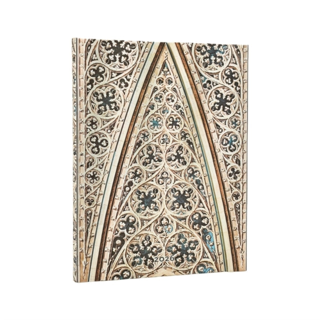 Book cover of: 2026 Vault of the Milan Cathedral (Duomo di Milano) Ultra 12-month Vertical Hardcover Flexi Dayplanner 2026 (Wrap Closure). By: Paperblanks