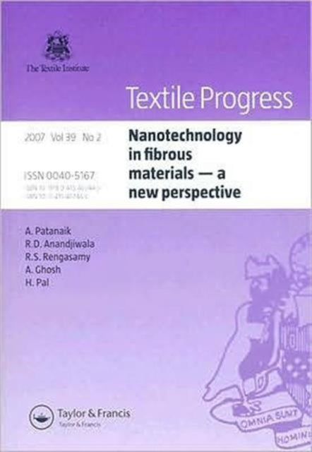 Book cover of: Nanotechnology in fibrous materials. By: Anindya Ghosh