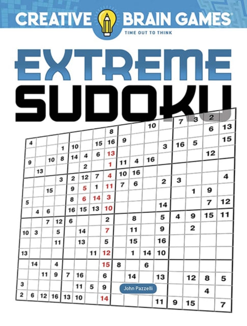 Book cover of: Creative Brain Games Extreme Sudoku. By: John Pazzelli