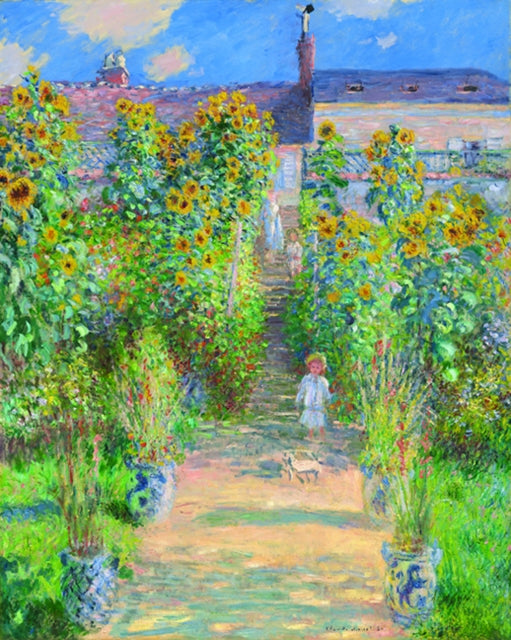 Book cover of: Artist's Garden at Vetheuil Notebook. By: Claude Monet