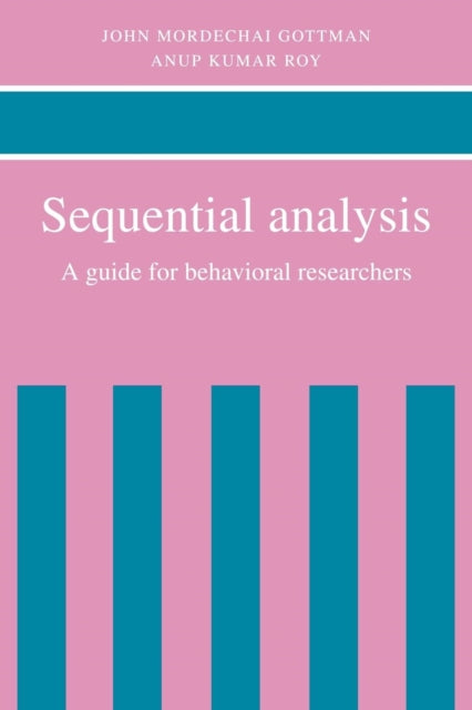 Book cover of: Sequential Analysis. By: John Mordechai Gottman