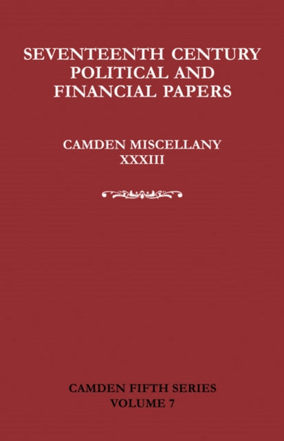 Book cover of: Seventeenth-Century Parliamentary and Financial Papers. By: David R. Ransome