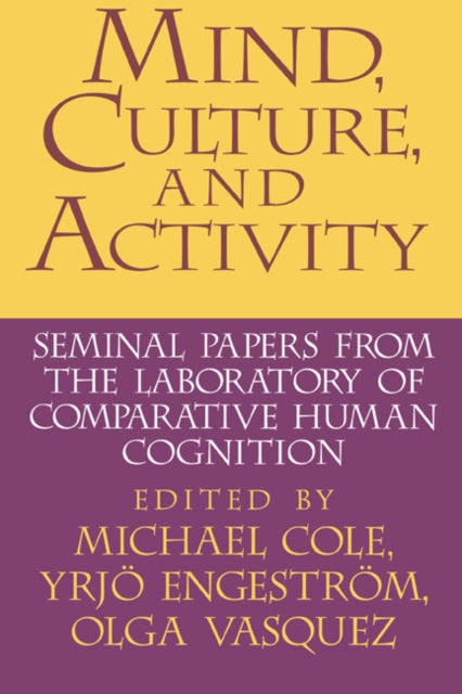 Book cover of: Mind, Culture, and Activity
