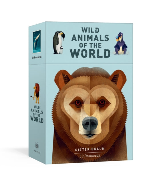 Book cover of: Wild Animals of the World: 50 Postcards. By: Dieter Braun