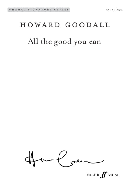 Book cover of: All the good you can