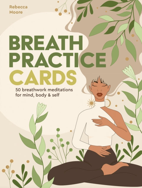 Book cover of: Breath Practice Cards. By: Rebecca Moore