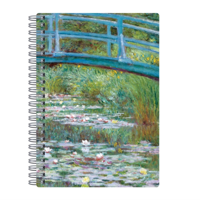 Book cover of: Monet Footbridge Wire-O Journal 6 X 8.5". By: Galison