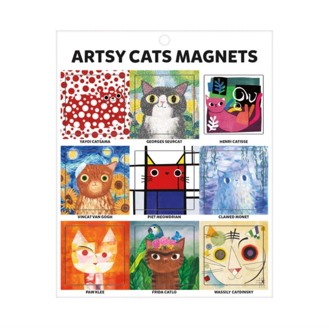 Book cover of: Artsy Cats Magnets