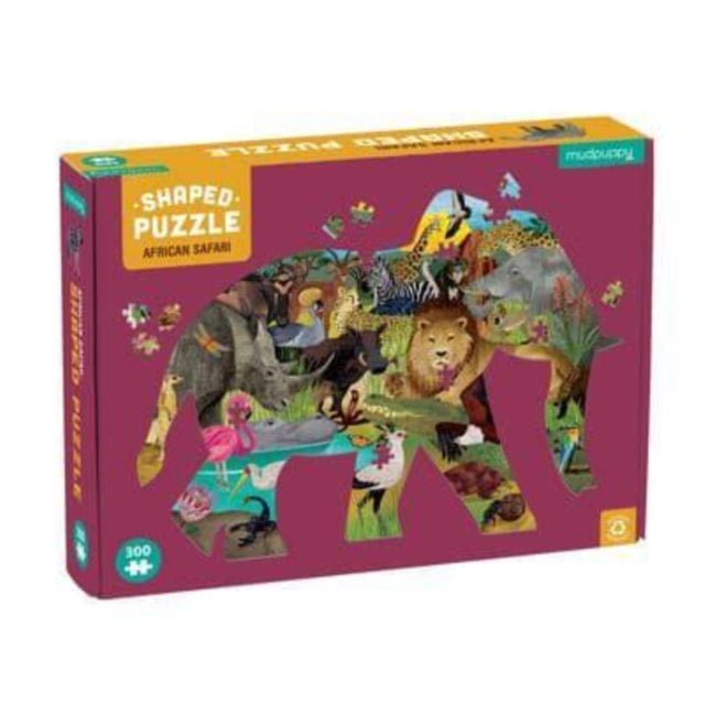 Book cover of: African Safari 300 Piece Shaped Puzzle