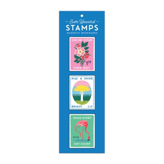 Book cover of: Ever Upward Stamps Shaped Magnetic Bookmarks. By: Galison