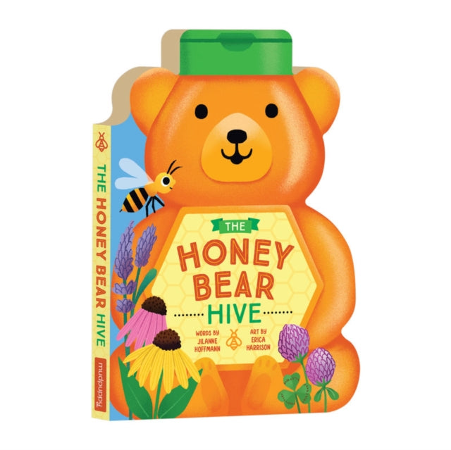 Book cover of: Honey Bear Hive Shaped Board Book. By: Mudpuppy