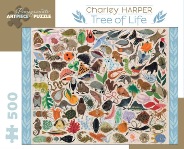 Book cover of: Charley Harper Tree of Life 500-Piece Jigsaw Puzzle. By: Charley Harper