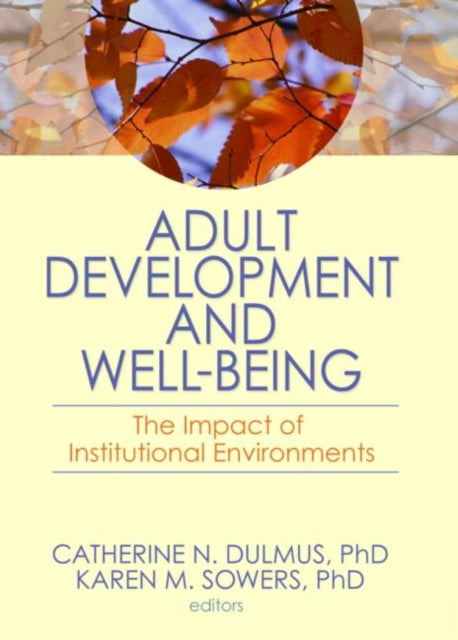 Book cover of: Adult Development and Well-Being