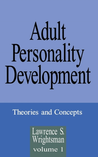 Book cover of: Adult Personality Development