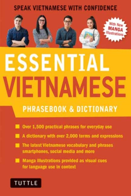 Book cover of: Essential Vietnamese Phrasebook & Dictionary. By: Phan Van Giuong