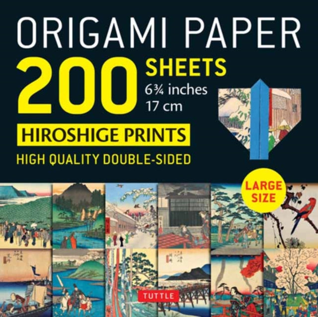 Book cover of: Origami Paper 200 sheets Japanese Hiroshige Prints 6.75 inch. By: Tuttle Publishing
