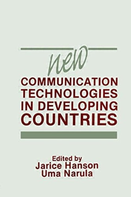 Book cover of: New Communication Technologies in Developing Countries