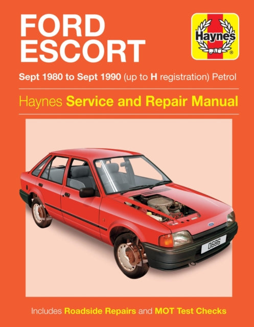 Book cover of: Ford Escort Petrol (Sept 80 - Sept 90) Haynes Repair Manual
