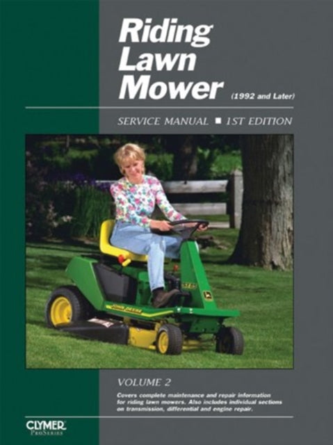 Book cover of: Riding Lawn Mower Service Manual. By: Primedia Business Magazine Media