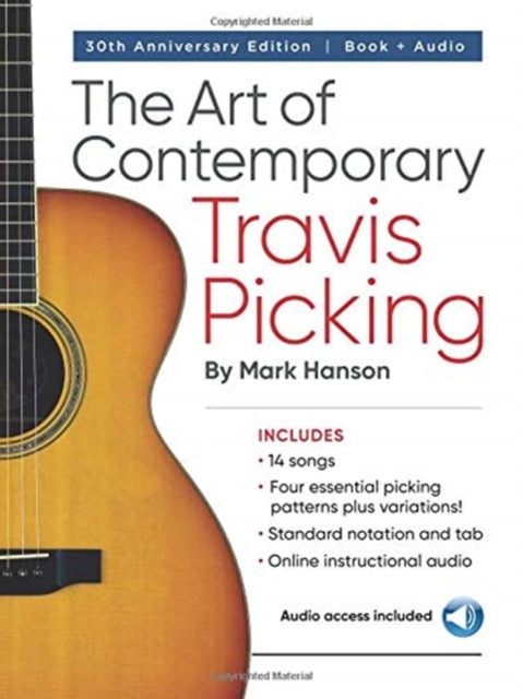 Book cover of: Art of Contemporary Travis Picking. By: Mark Hanson