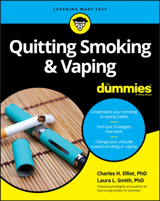 Book cover of: Quitting Smoking & Vaping For Dummies. By: Dummies