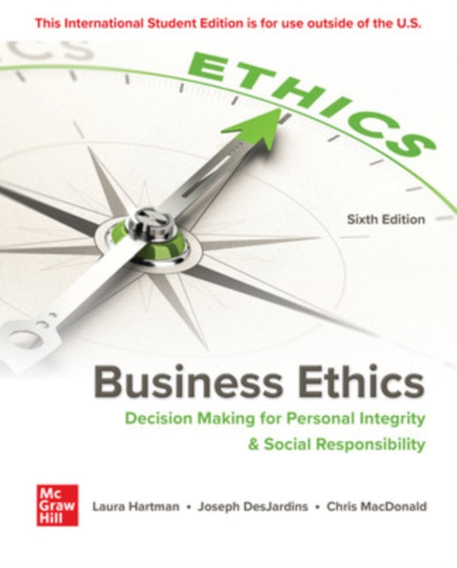 Book cover of: Business Ethics ISE. By: HARTMAN