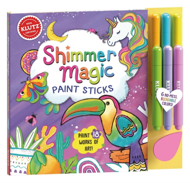 Book cover of: Shimmer Magic Paint Sticks. By: Editors of Klutz