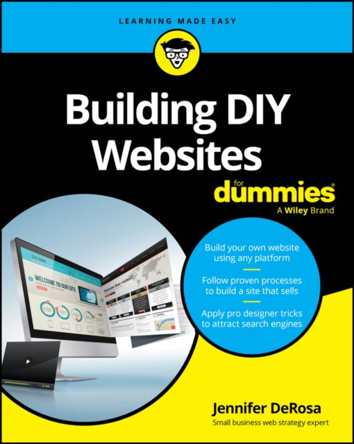 Book cover of: Building DIY Websites For Dummies. By: Jennifer DeRosa