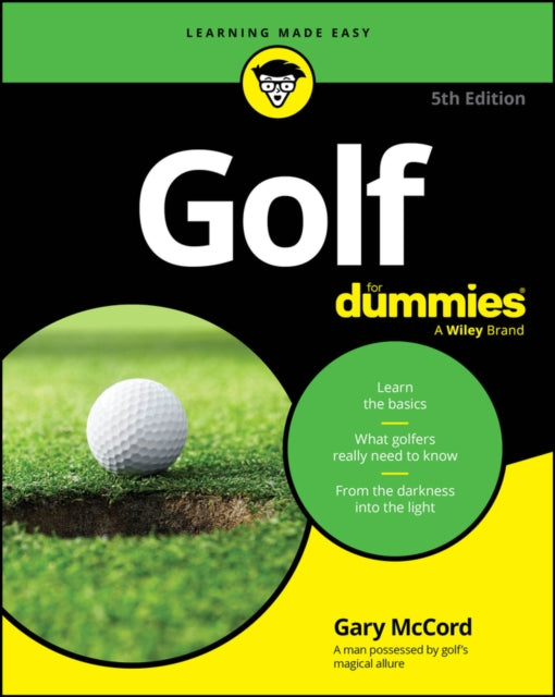 Book cover of: Golf For Dummies. By: Gary McCord