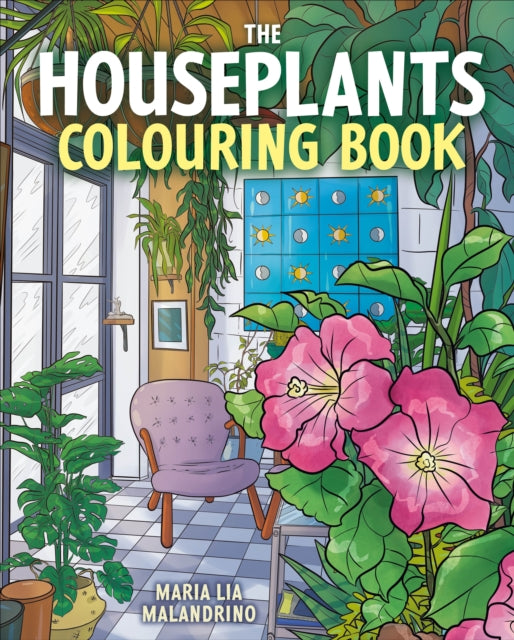 Book cover of: Houseplants Colouring Book