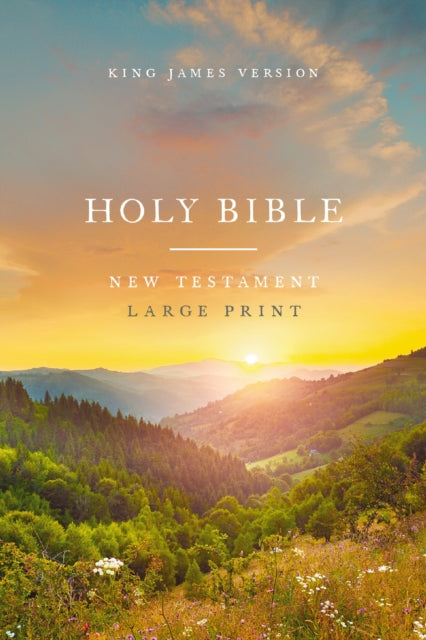 KJV Large Print Outreach New Testament Bible, Scenic Softcover, Comfort Print 9781400343621 Zondervan
