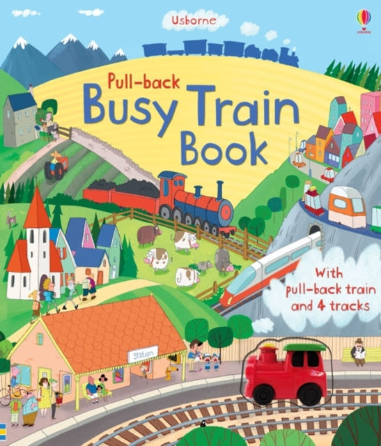 Book cover of: Pull-back Busy Train Book