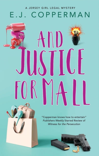 Book cover of: And Justice For Mall. By: E. J. Copperman