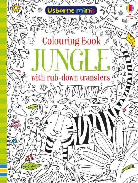 Book cover of: Colouring Book Jungle with Rub Downs. By: Sam Smith