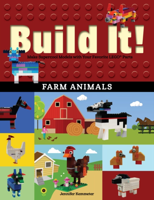 Book cover of: Build It! Farm Animals