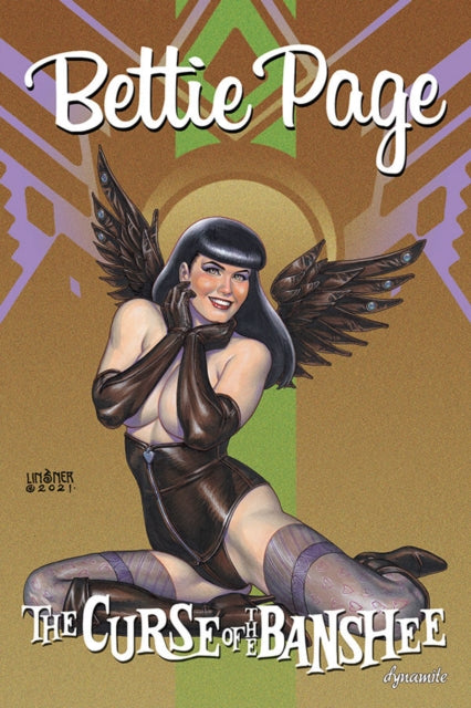 Book cover of: Bettie Page: Curse of the Banshee. By: Stephen Mooney
