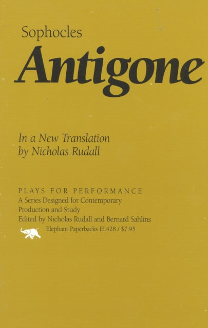 Book cover of: Antigone. By: Sophocles