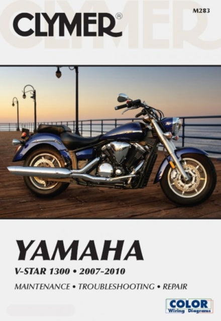 Book cover of: Yamaha V-Star 1300 Series Motorcycle (2007-2010) Service Repair Manual. By: Clymer Publications