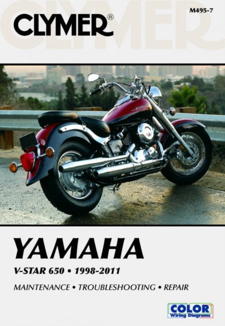 Book cover of: Yamaha V-Star 650 Manual Motorcycle (1998-2011) Service Repair Manual. By: James Grooms