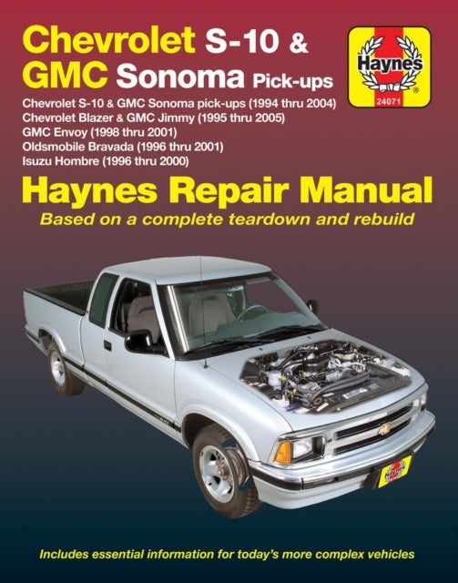 Book cover of: Chevrolet S-10 & Blazer ('94-'05). By: Editors of Haynes Manuals
